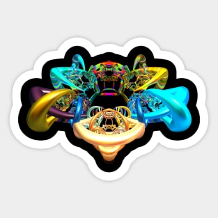 Rainbow Rings Sticker